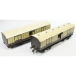 Bing For Bassett Lowke Gauge 1 Pair of L&NWR Coaches. 