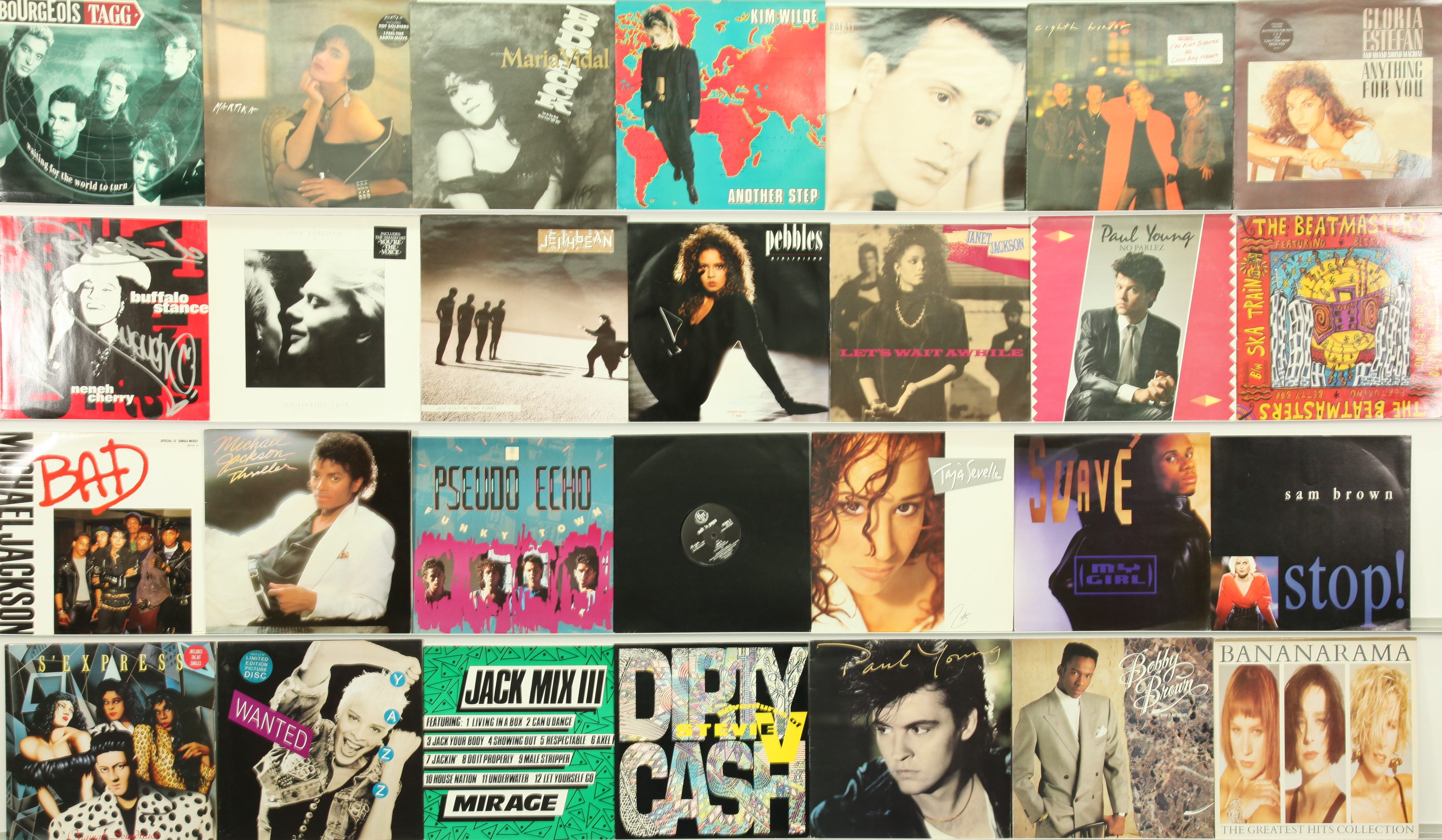 1980's Pop And Dance LPs and 12" Singles