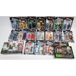 Quantity of Hasbro Star Wars Vintage Collection figures inc 40th Anniversary ROTJ Speeder bike. E...