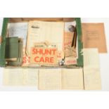 Assortment of Railway related Documents - From haulage ID tickets to train movement log books.