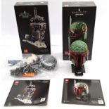 Lego Star Wars Pair Including: (1) #75277 Boba Fett Helmet, (2) #75306 Imperial Probe Droid; With...