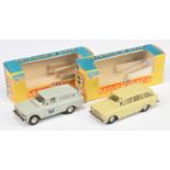 Russian Diecast 1/43rd scale pair (1) Moskvitch 433 Van "Knege"- grey, ivory interior, blue tampo...