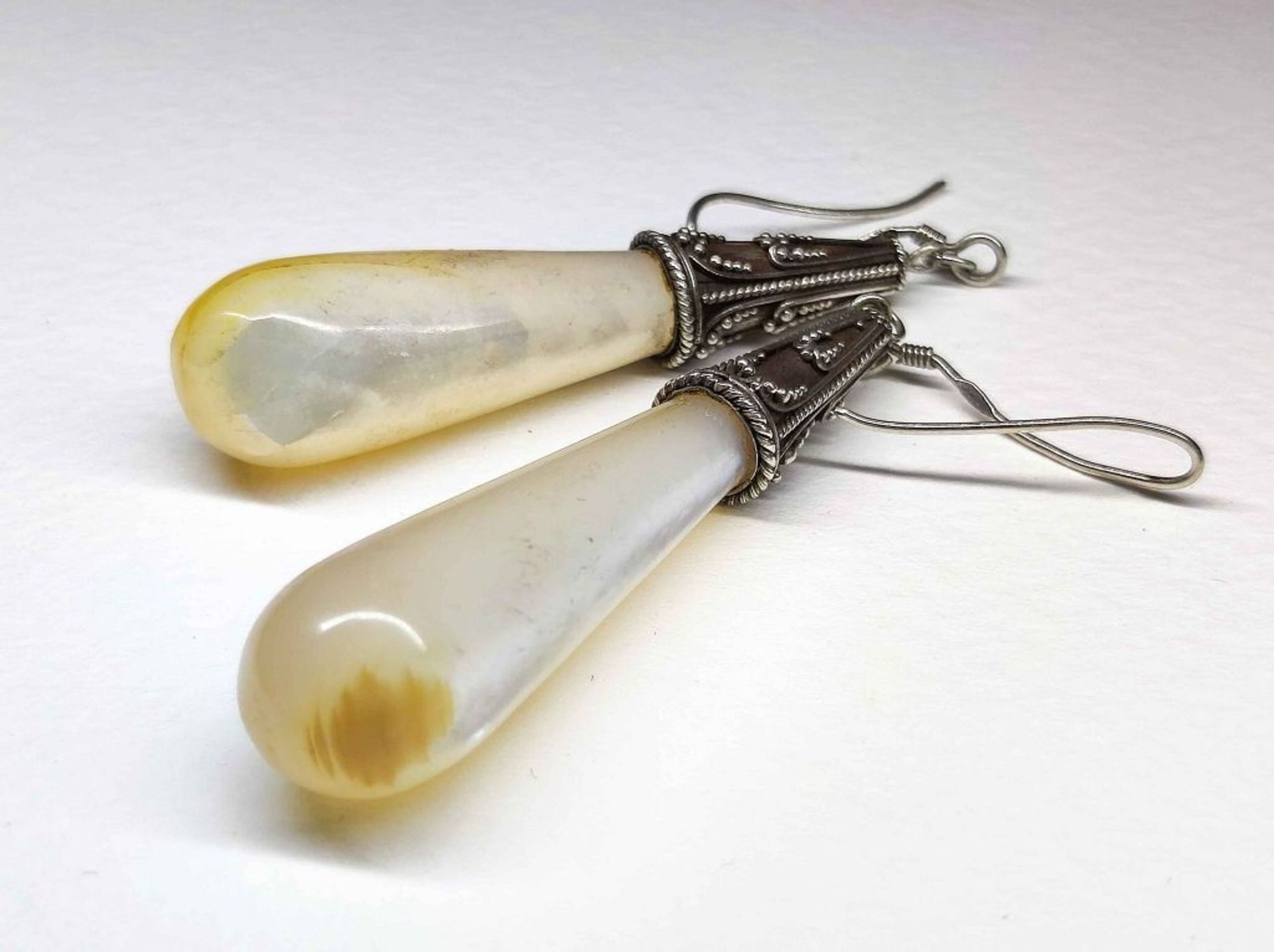 Antike XL Silber Ohrringe