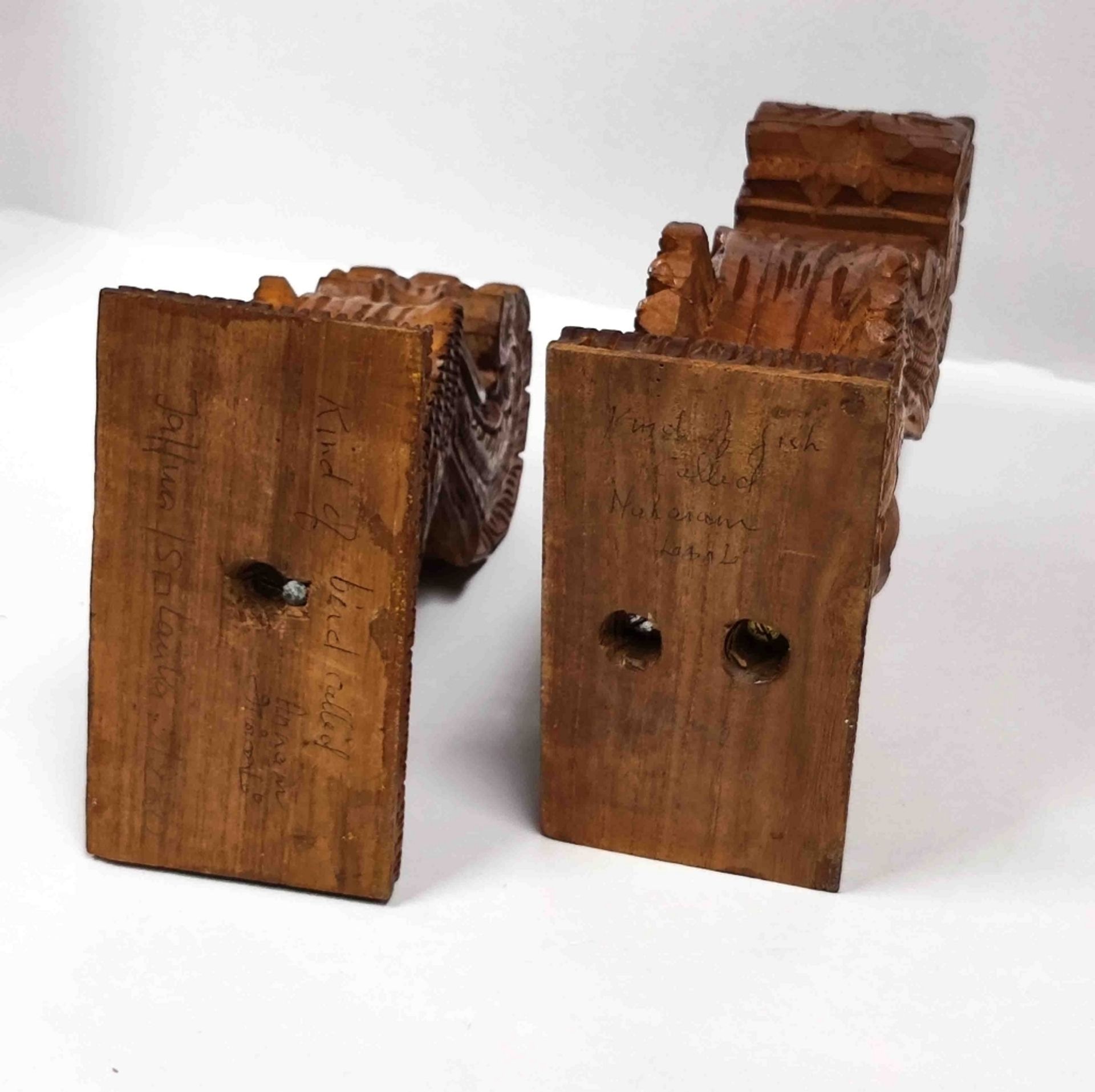 Zwei Holzfiguren - Image 2 of 3