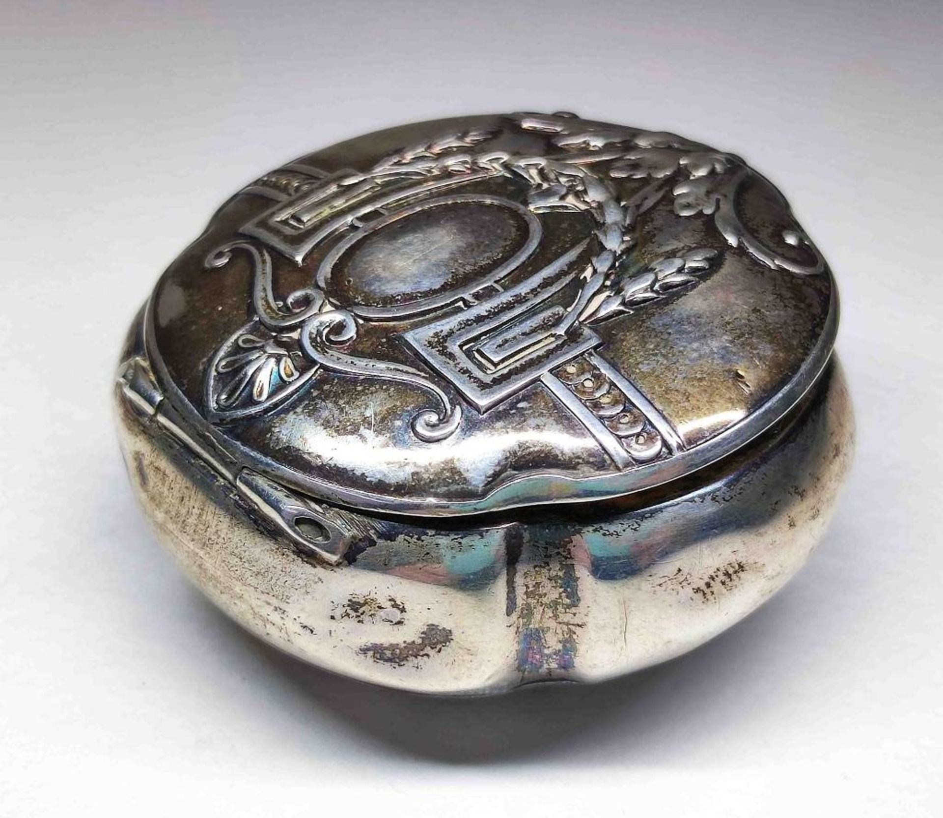 Antike 800er Silberdose