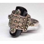 Antiker Silber Markasit Ring