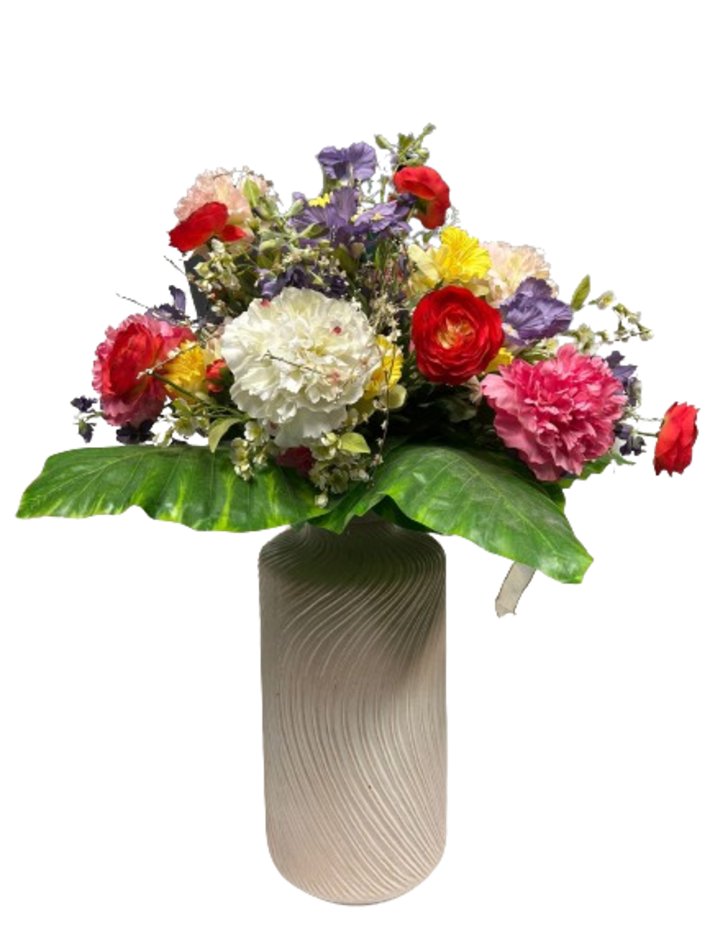 XL Kunstblumenstrauß in XL Vase
