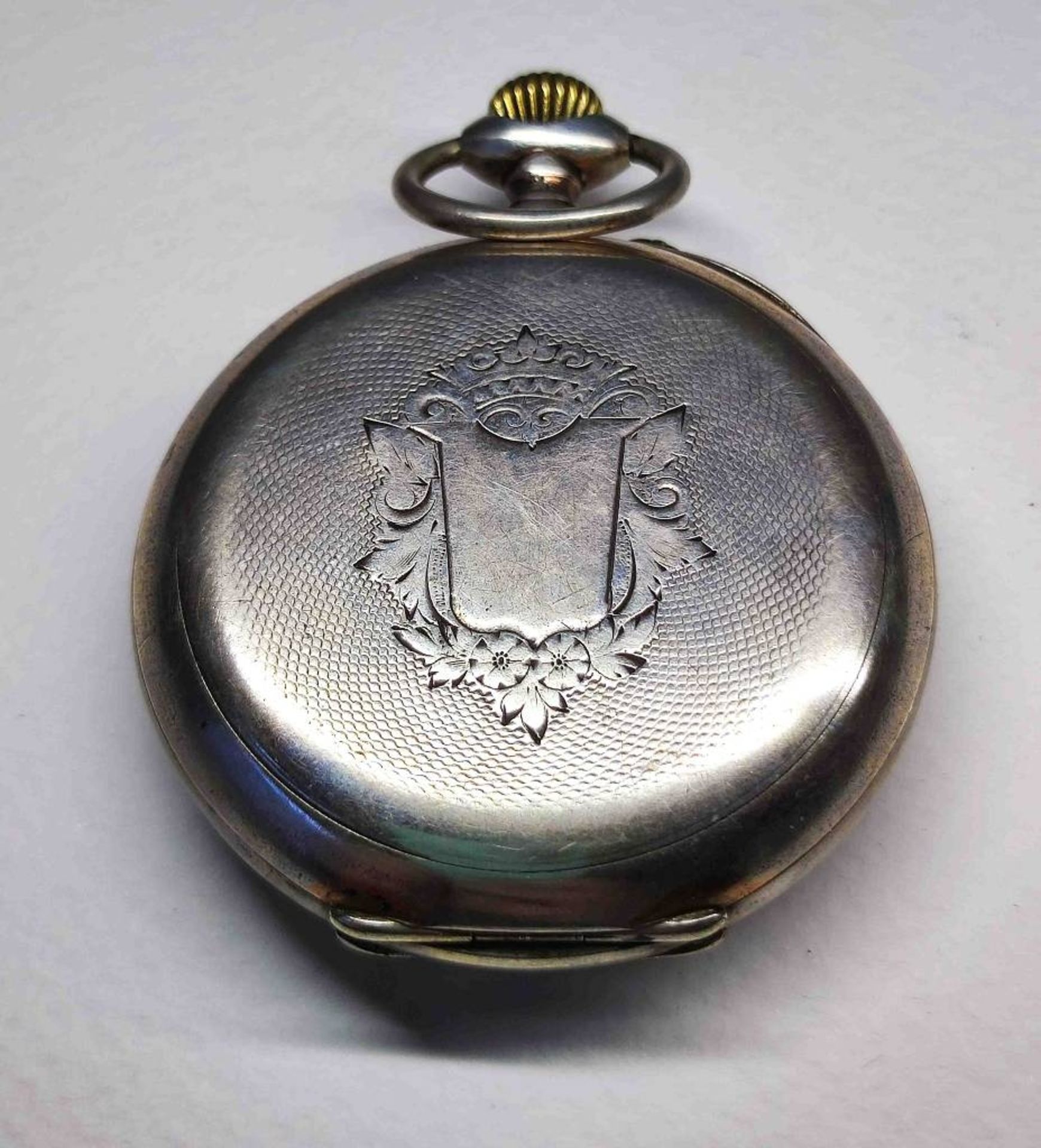 Antike Silber Taschenuhr - Image 2 of 3