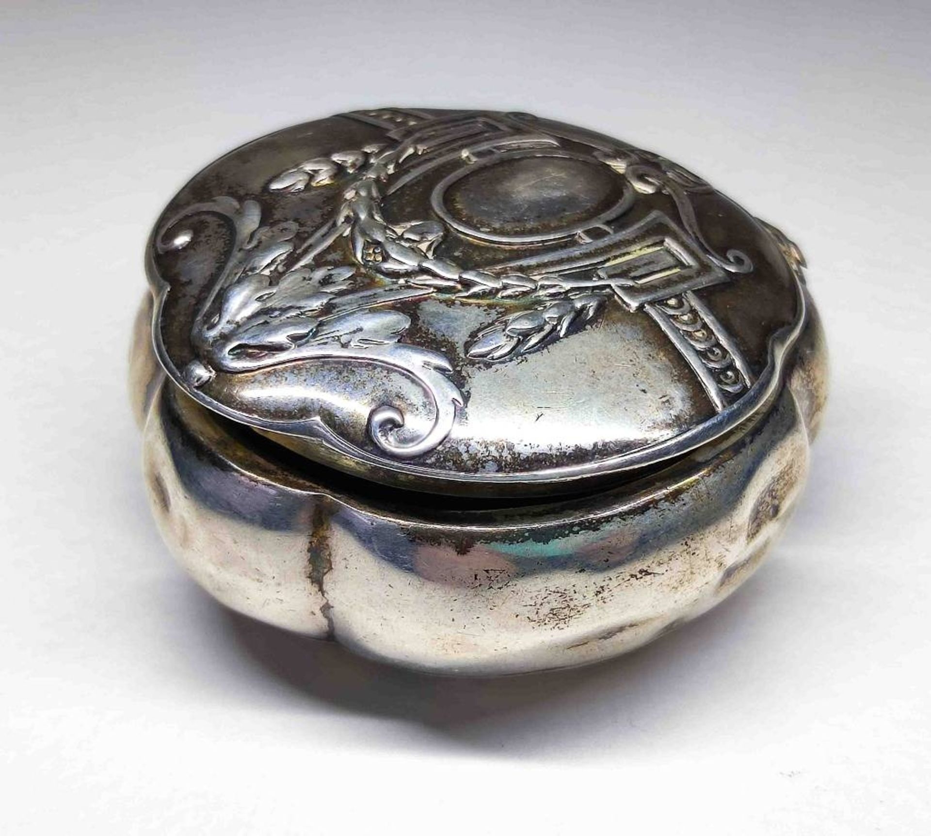 Antike 800er Silberdose - Bild 3 aus 3