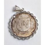 Seltene 1000er Silber Medaille Bremen Achim