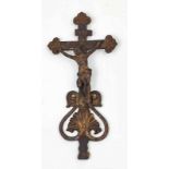 Antikes Eisen Kreuz Kruzifix Wandkreuz