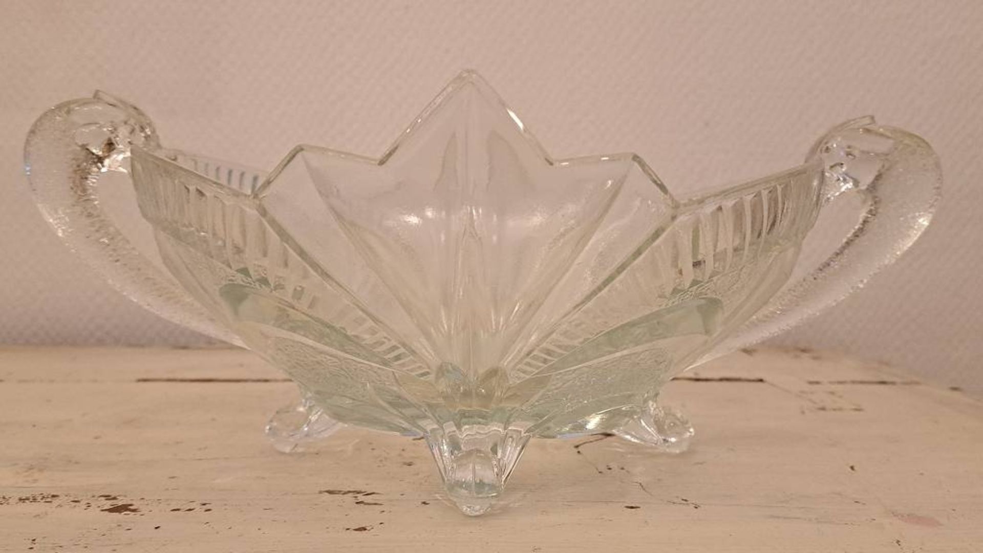 Antike Brockwitz Glasschale