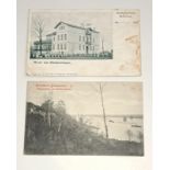 2x antike Bremer Post Karten um 1900