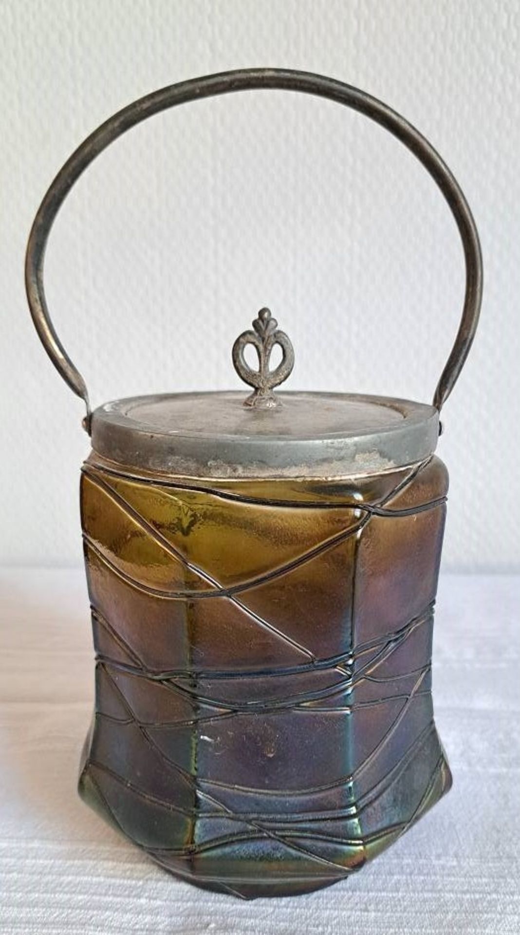 Antiker Jugendstil Art nouveau Eisbehälter