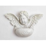 Antiker Porzellan Weihwasser Engel
