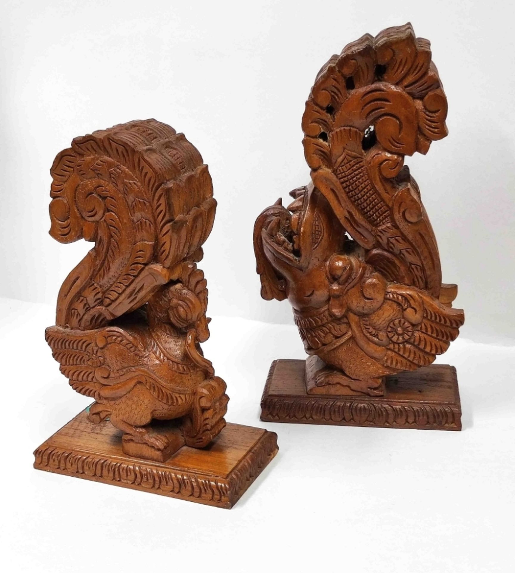 Zwei Holzfiguren - Bild 3 aus 3