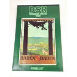 DSR Plakatkalender 1980 Baden Baden