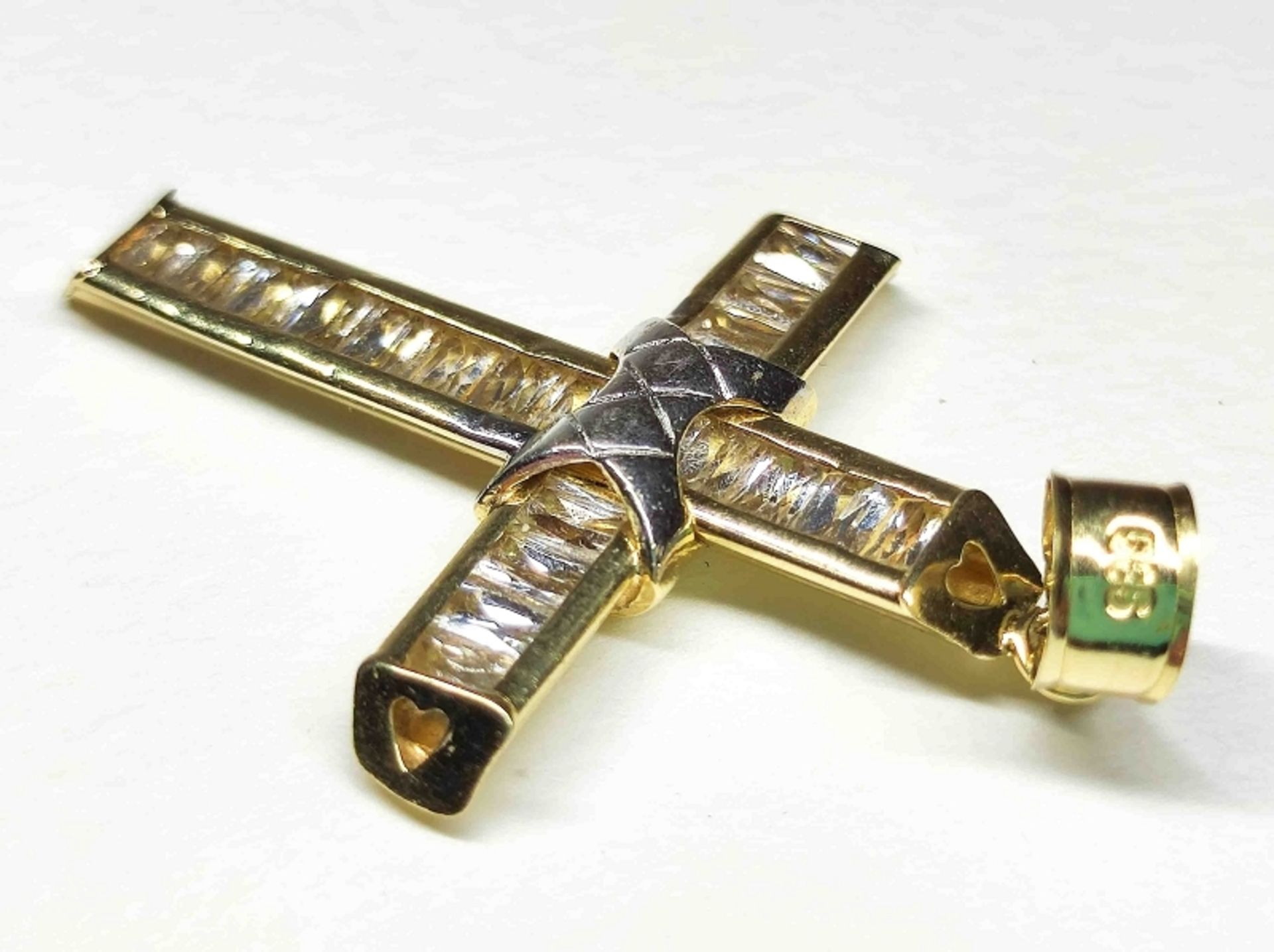 Antikes 585er 14k Gold Kreuz - Image 3 of 3
