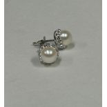 925er Silber Ohrstecker Perlen
