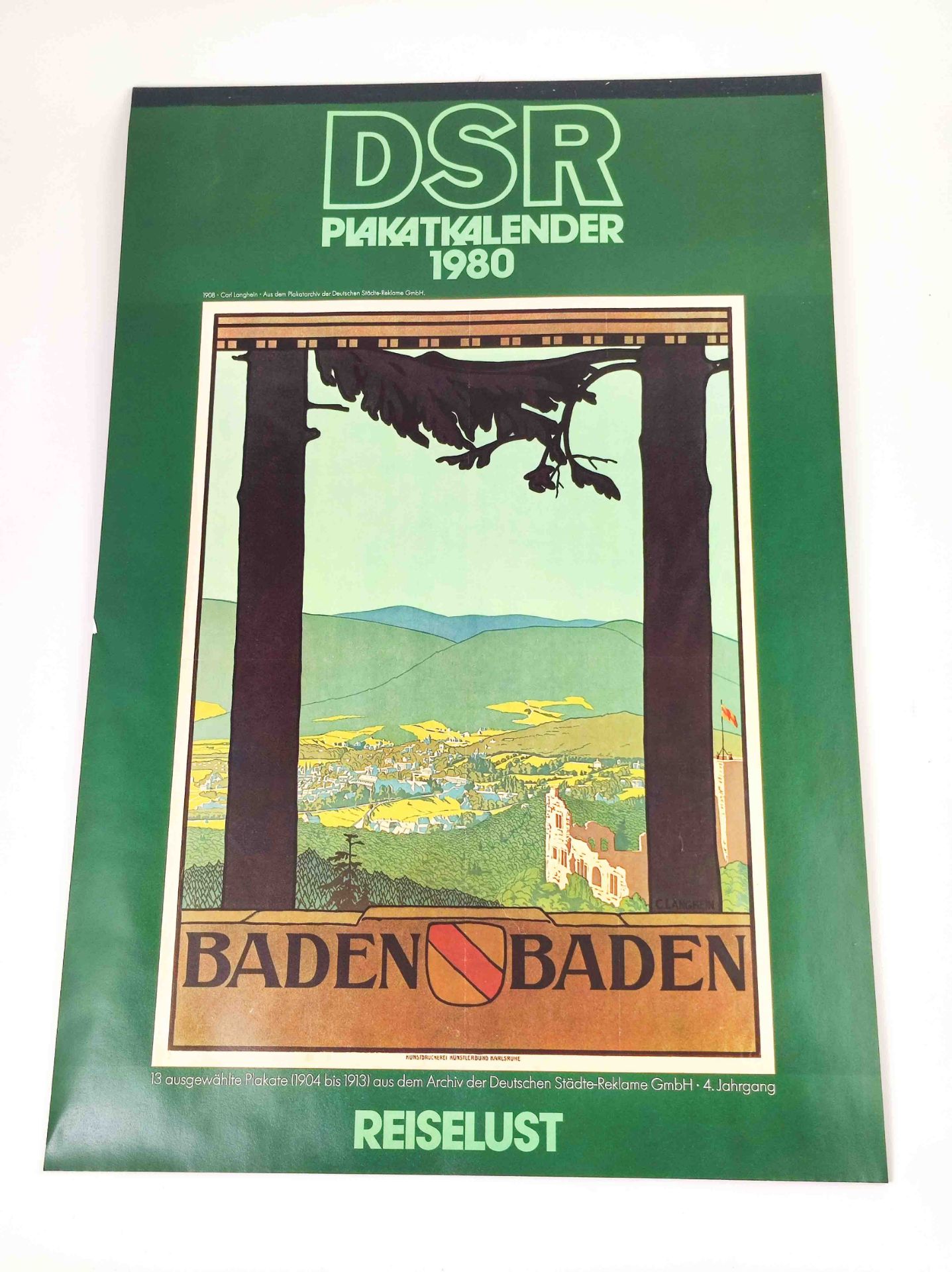 DSR Plakatkalender 1980 Baden Baden - Bild 4 aus 4