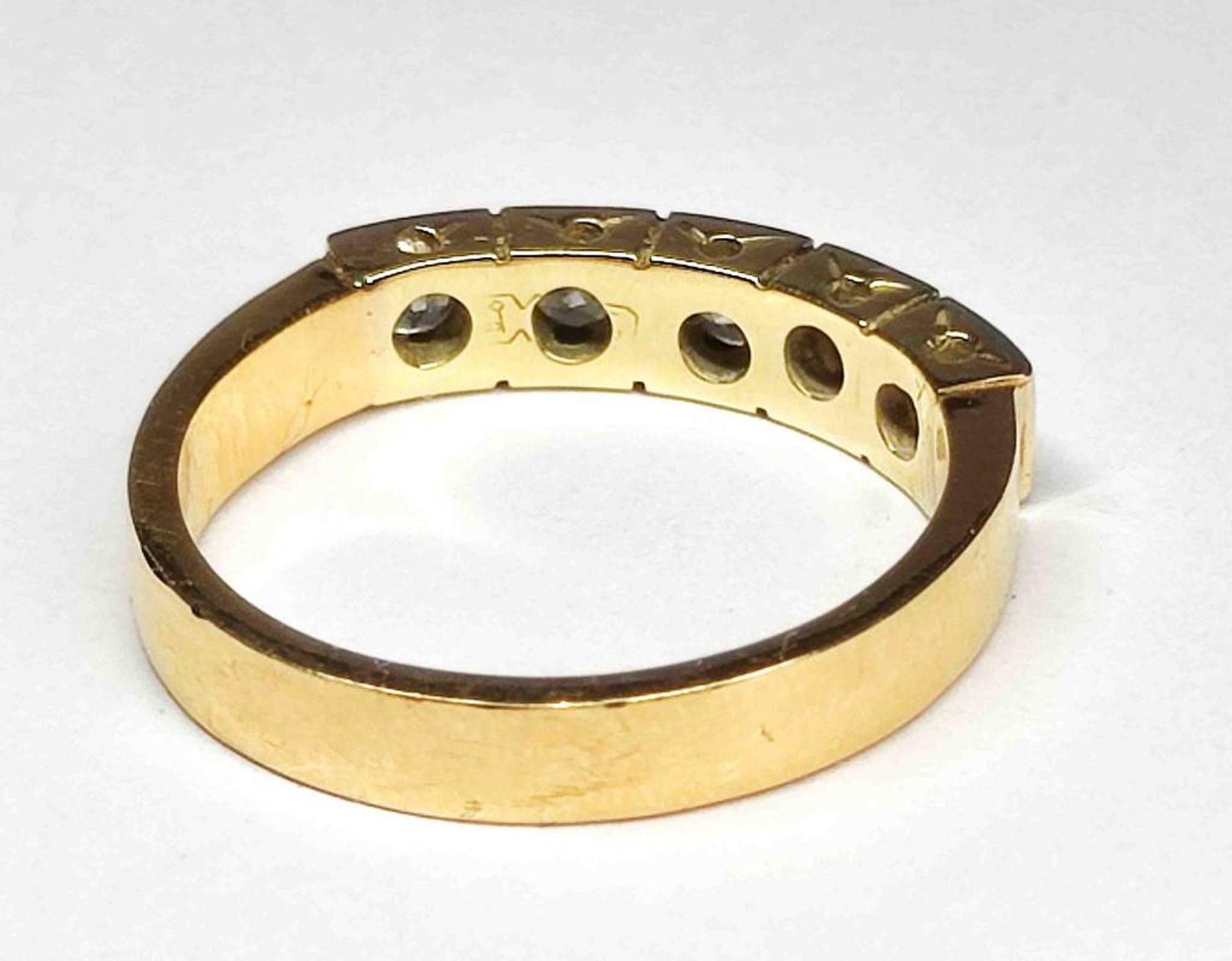 750er 18K DR Gold Ring - Bild 2 aus 2