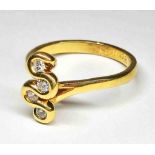 585 GG 14K Gold Brillantring