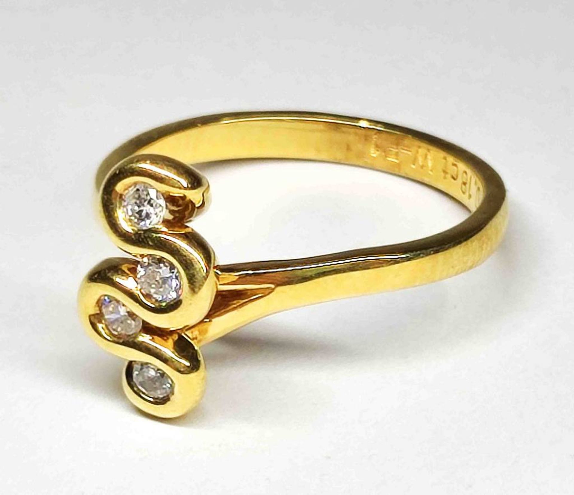 585 GG 14K Gold Brillantring