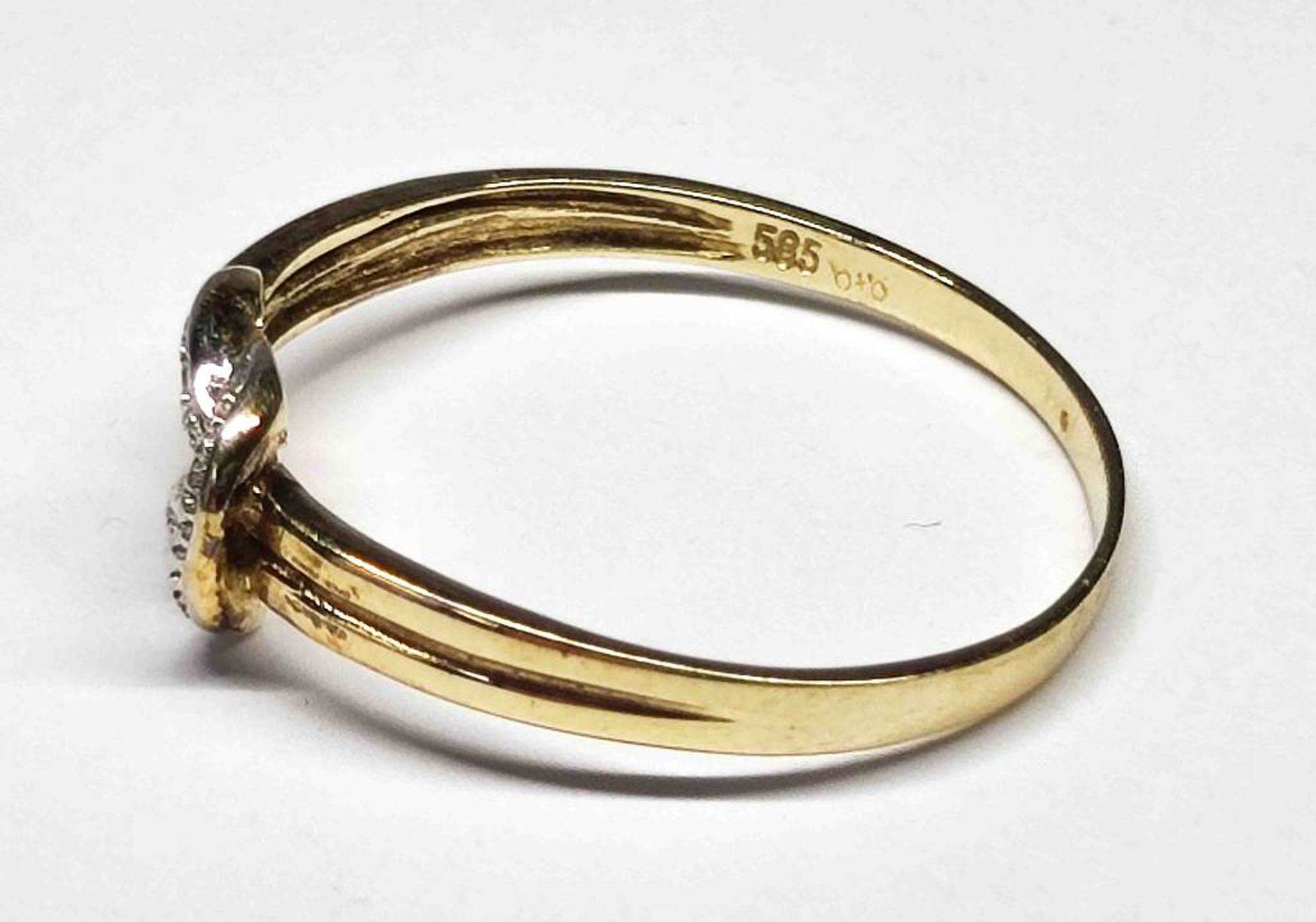 585 14K Gold Diamant Ring - Image 3 of 4