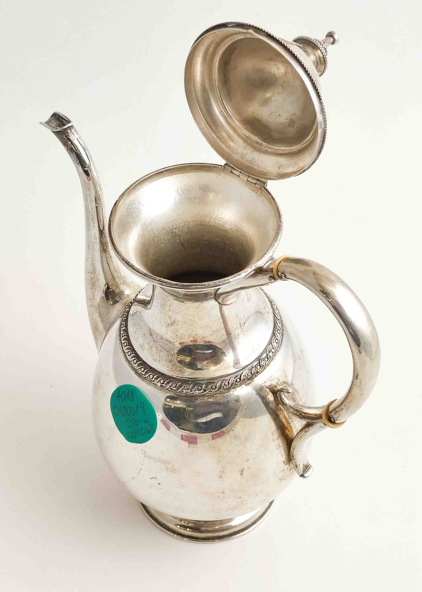 Silberne Kaffeekanne - Bild 3 aus 4