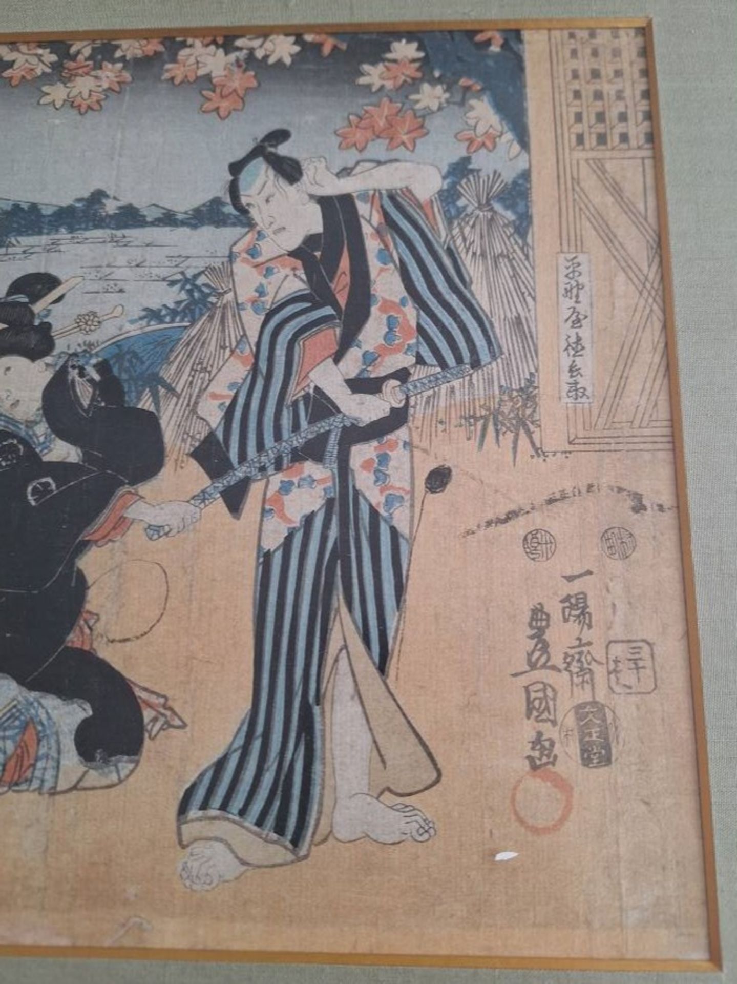 Kunisada Utagawa 1786 - 1865 Farbholzschnitt - Bild 7 aus 9