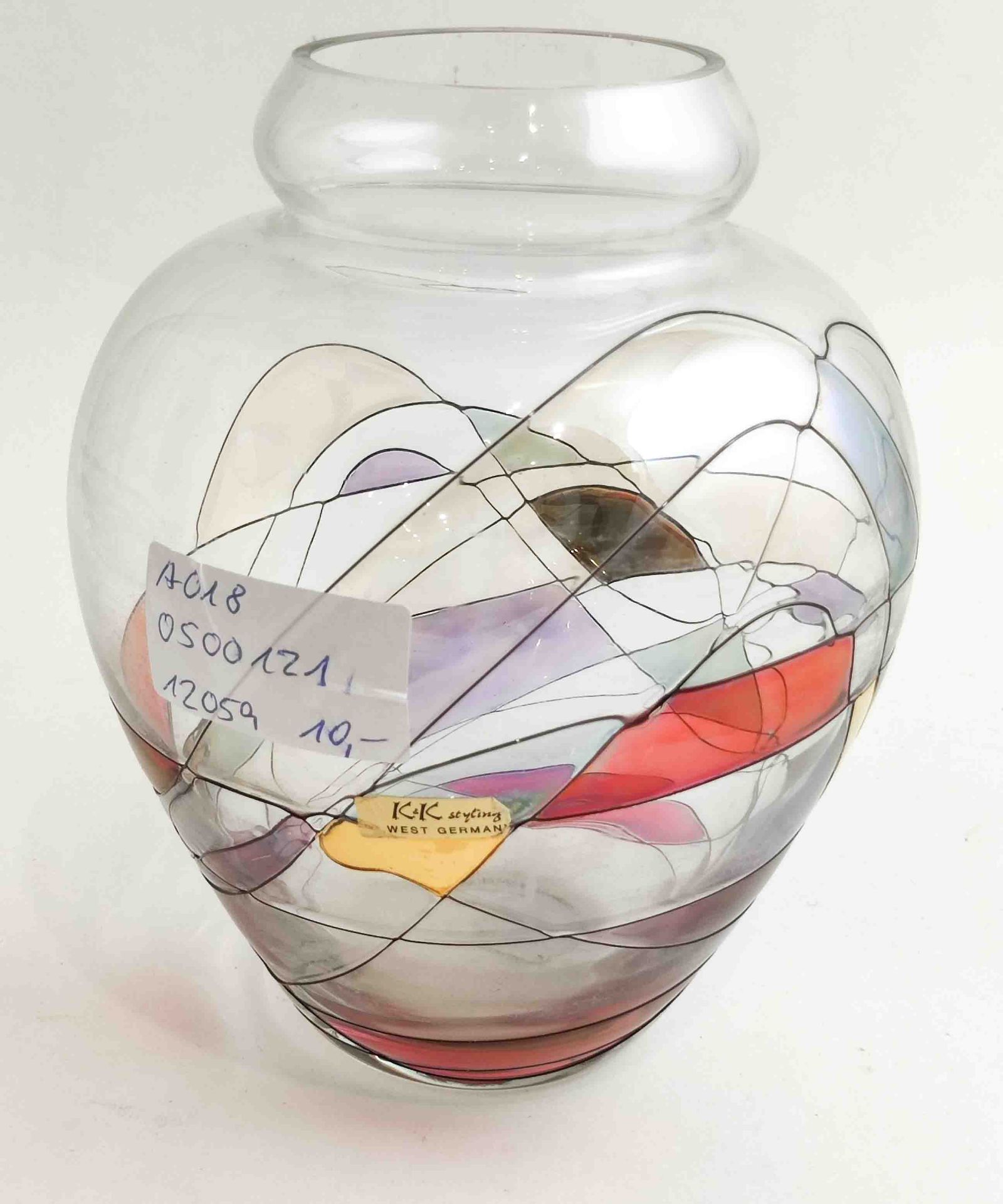 Große K&K Styling Glas Vase - Image 3 of 3