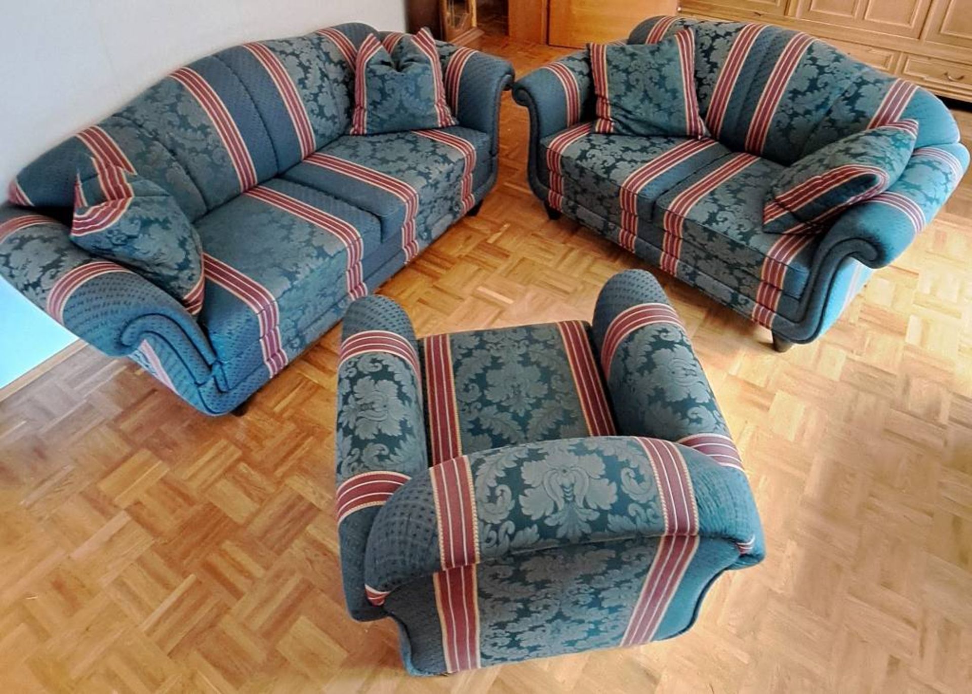 3-tlg. Sofa Garnitur