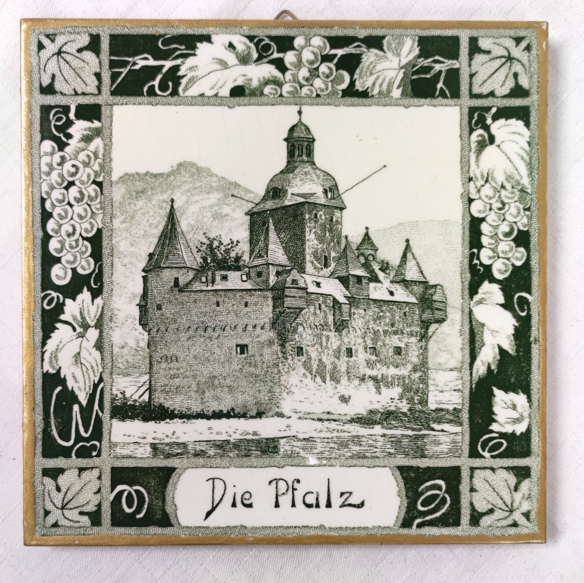 Antike Fliese "Die Pfalz"