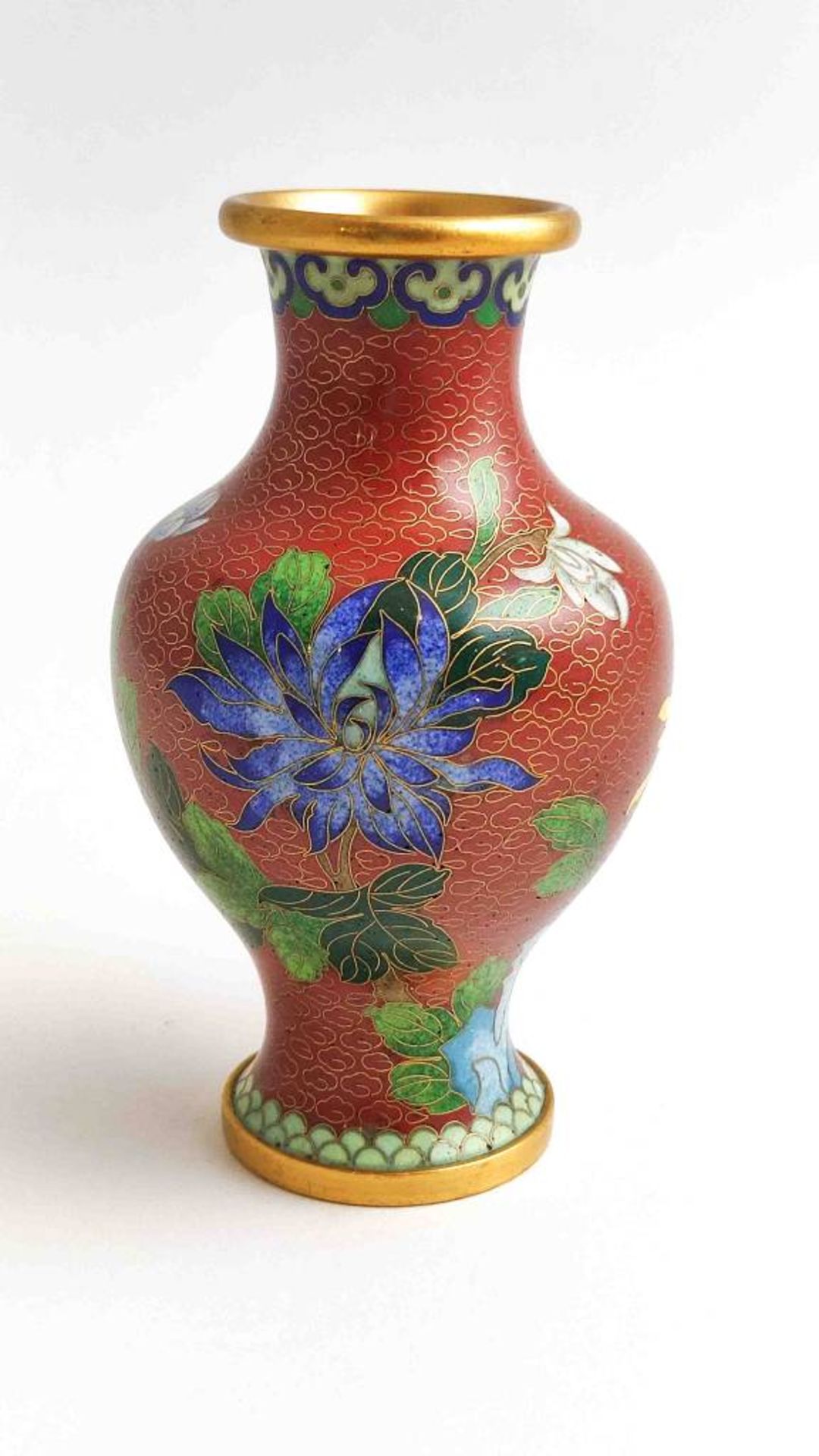 Cloisonné Vase - Bild 4 aus 4