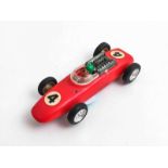 Altes Rennauto Slot Car Porsche rot