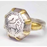 Massiver antiker Silber Ring