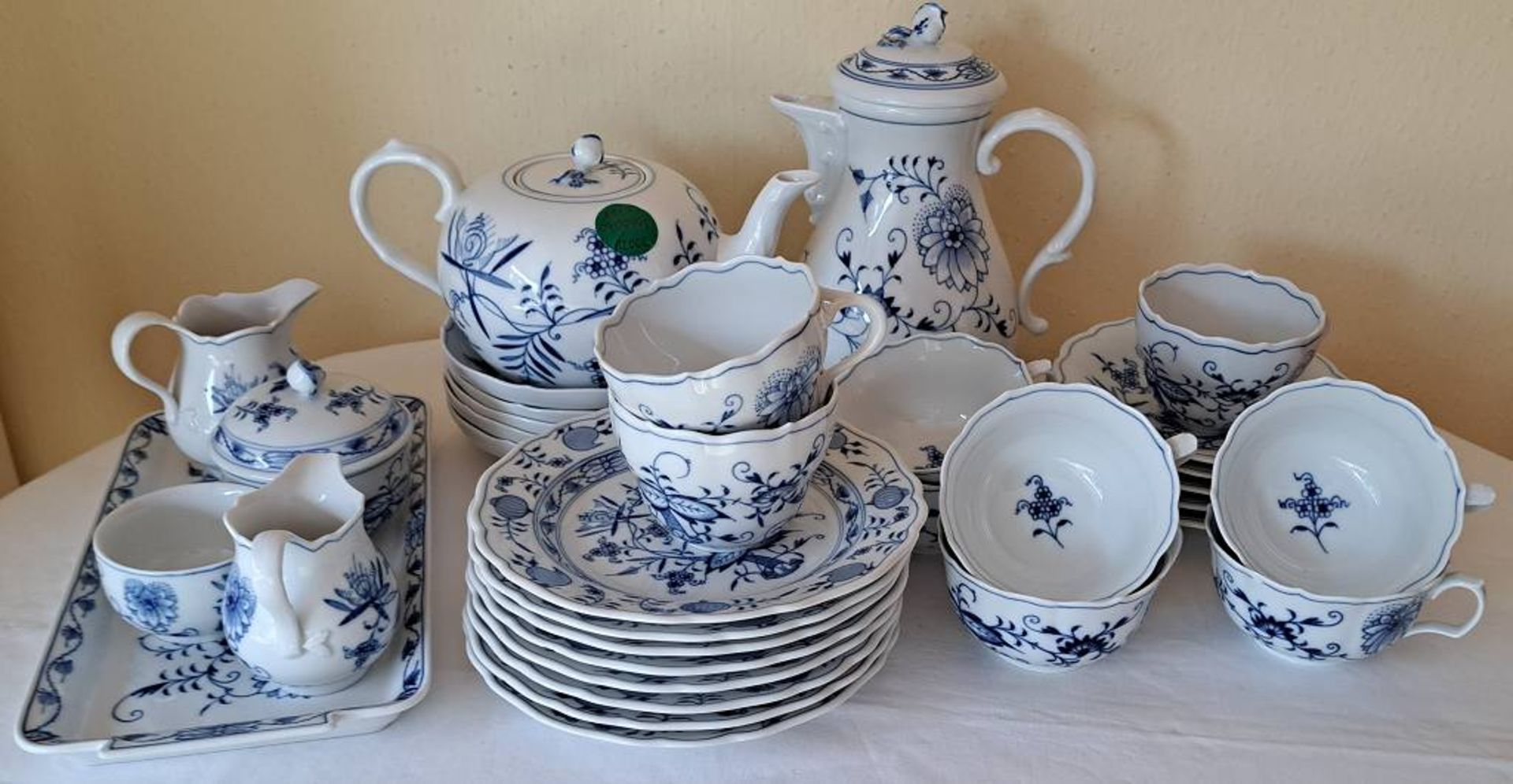 Meissen Kaffe Teeservice Zwiebelmuster - Bild 2 aus 3