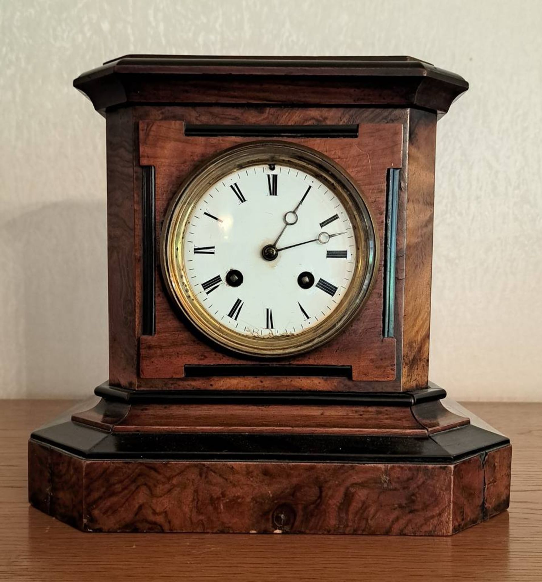 Antike engl. Tisch Uhr - Image 3 of 9