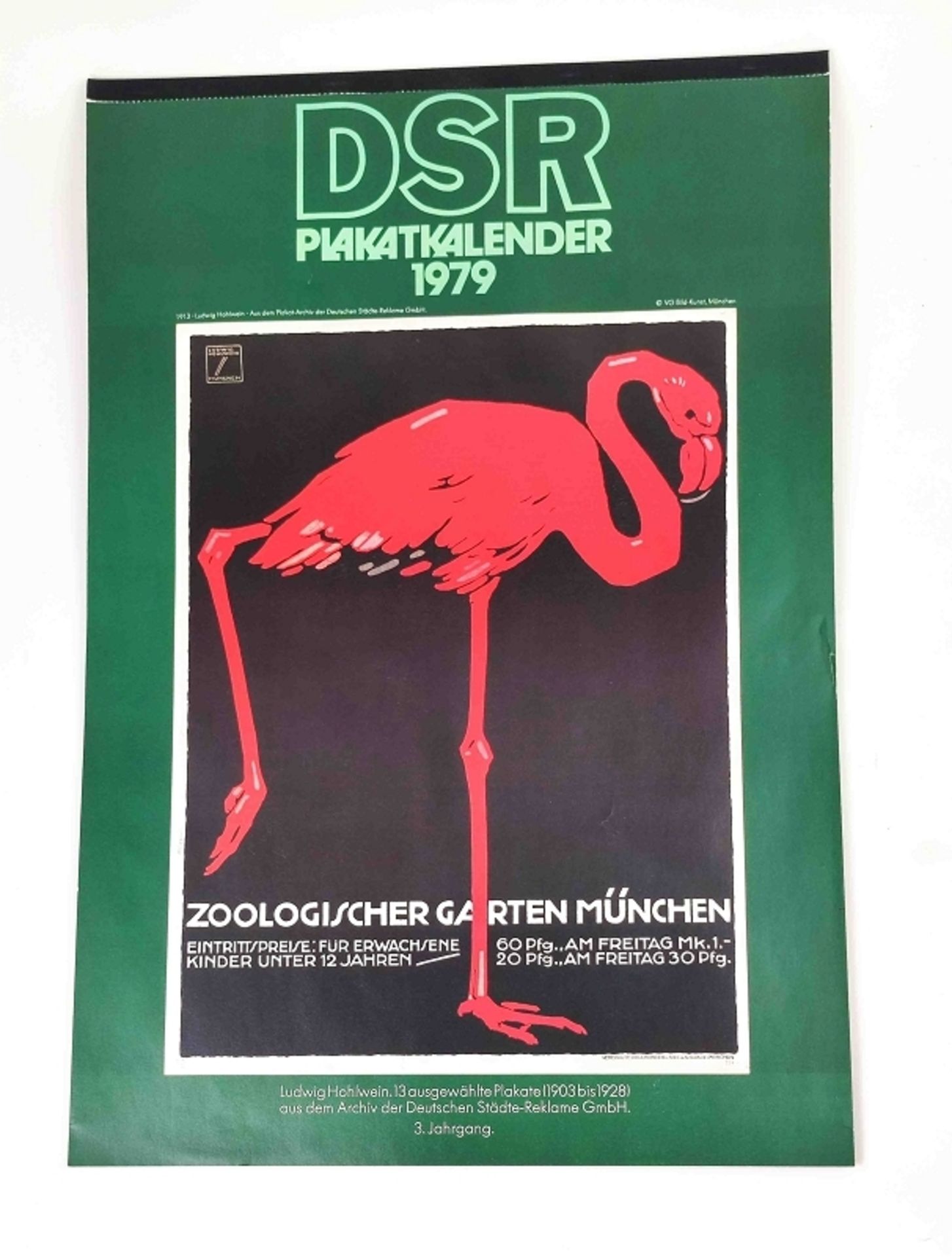 DSR Plakat Kalender 1979 Ludwig Hohlwein