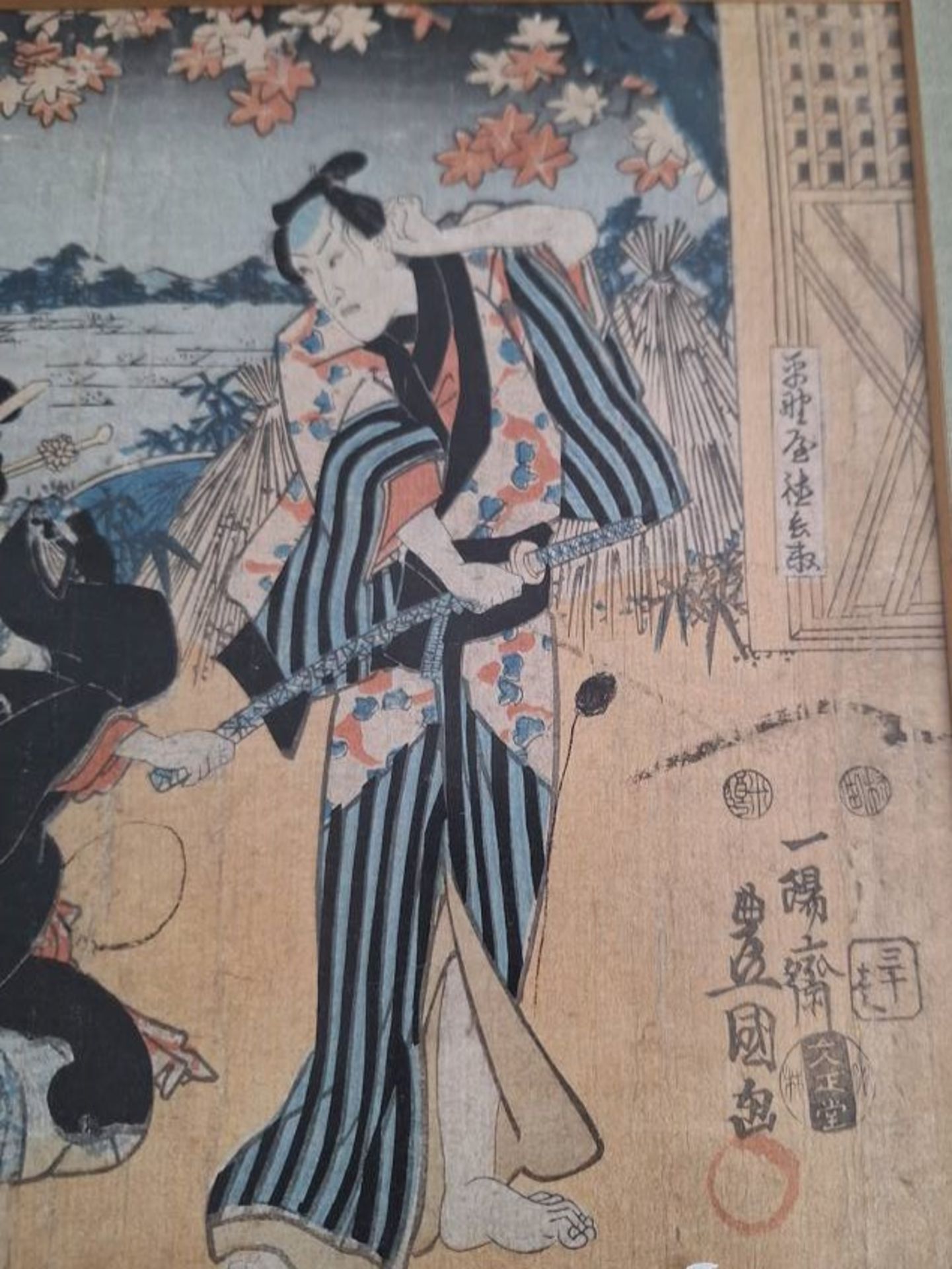 Kunisada Utagawa 1786 - 1865 Farbholzschnitt - Bild 4 aus 9