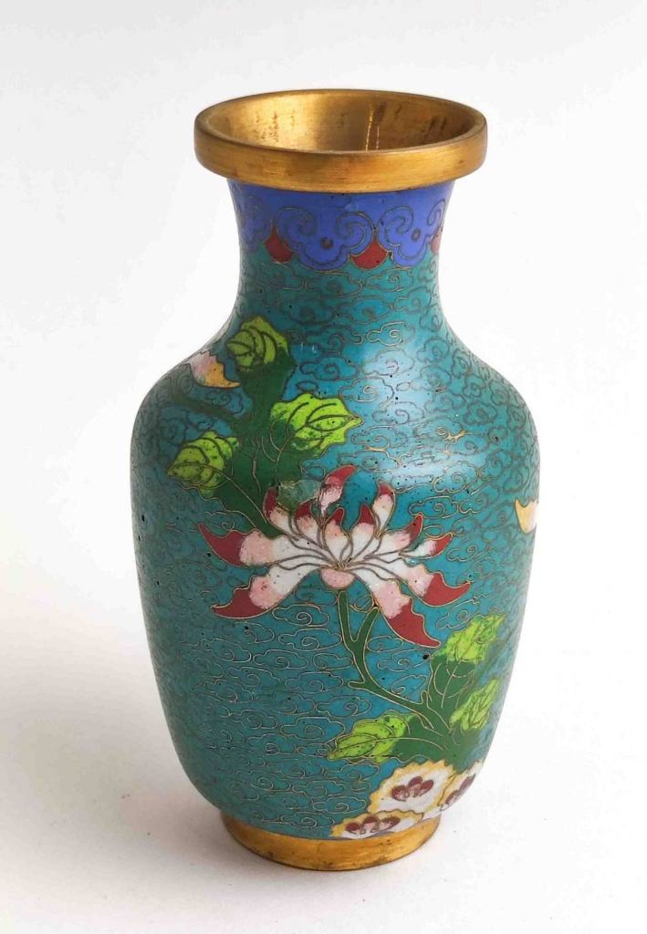 Cloisonné Vase - Bild 4 aus 4