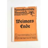 WKII NS Montaszeitschrift "Weimars Ende" Heft 18