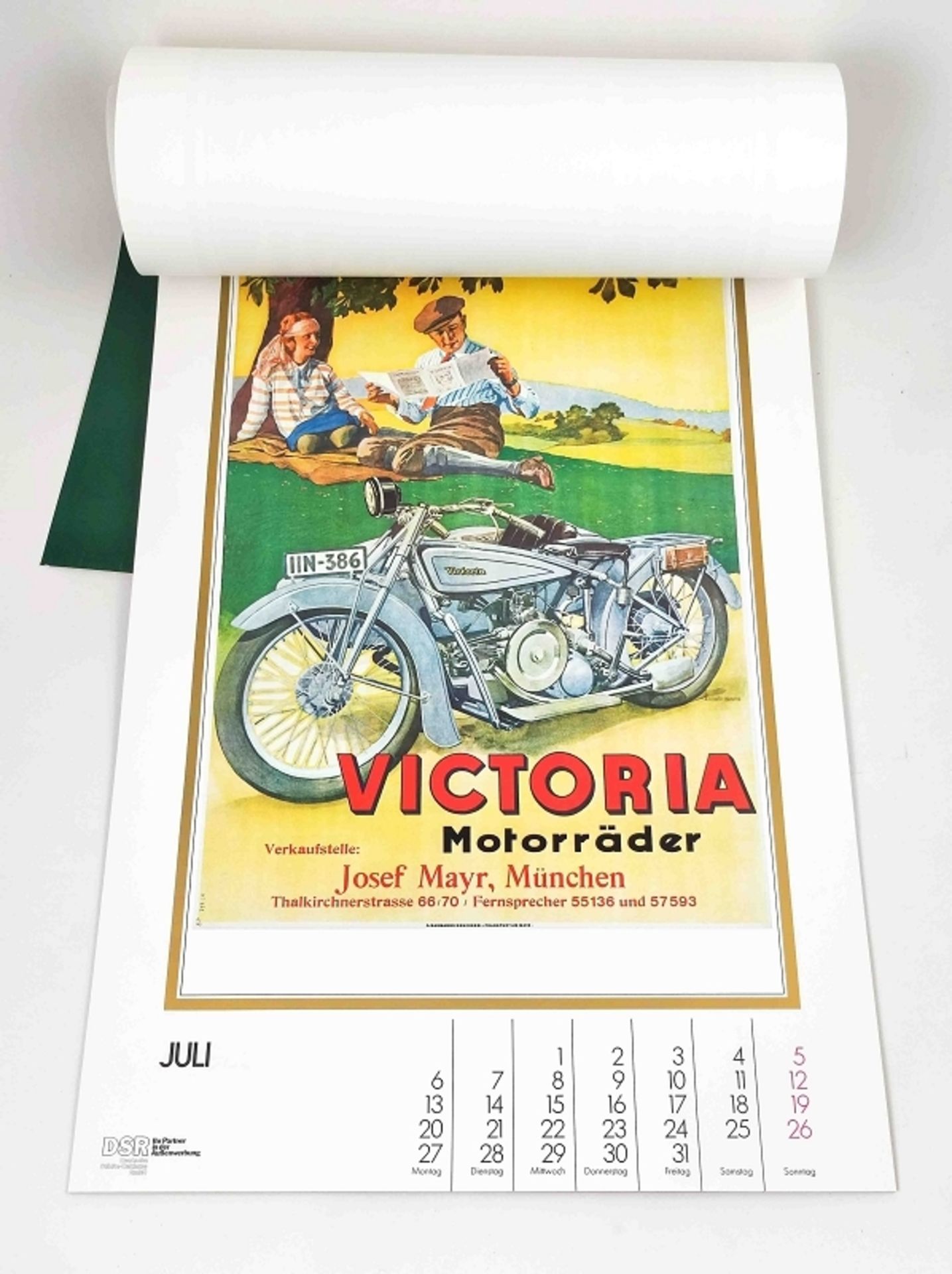 DSR Plakatkalender 1981 Fahrräder - Bild 3 aus 3