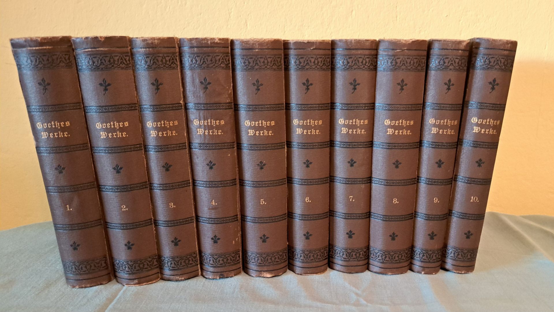 10 Bände Goethes Gesamtwerk 1904 - Bild 3 aus 6