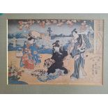 Kunisada Utagawa 1786 - 1865 Farbholzschnitt