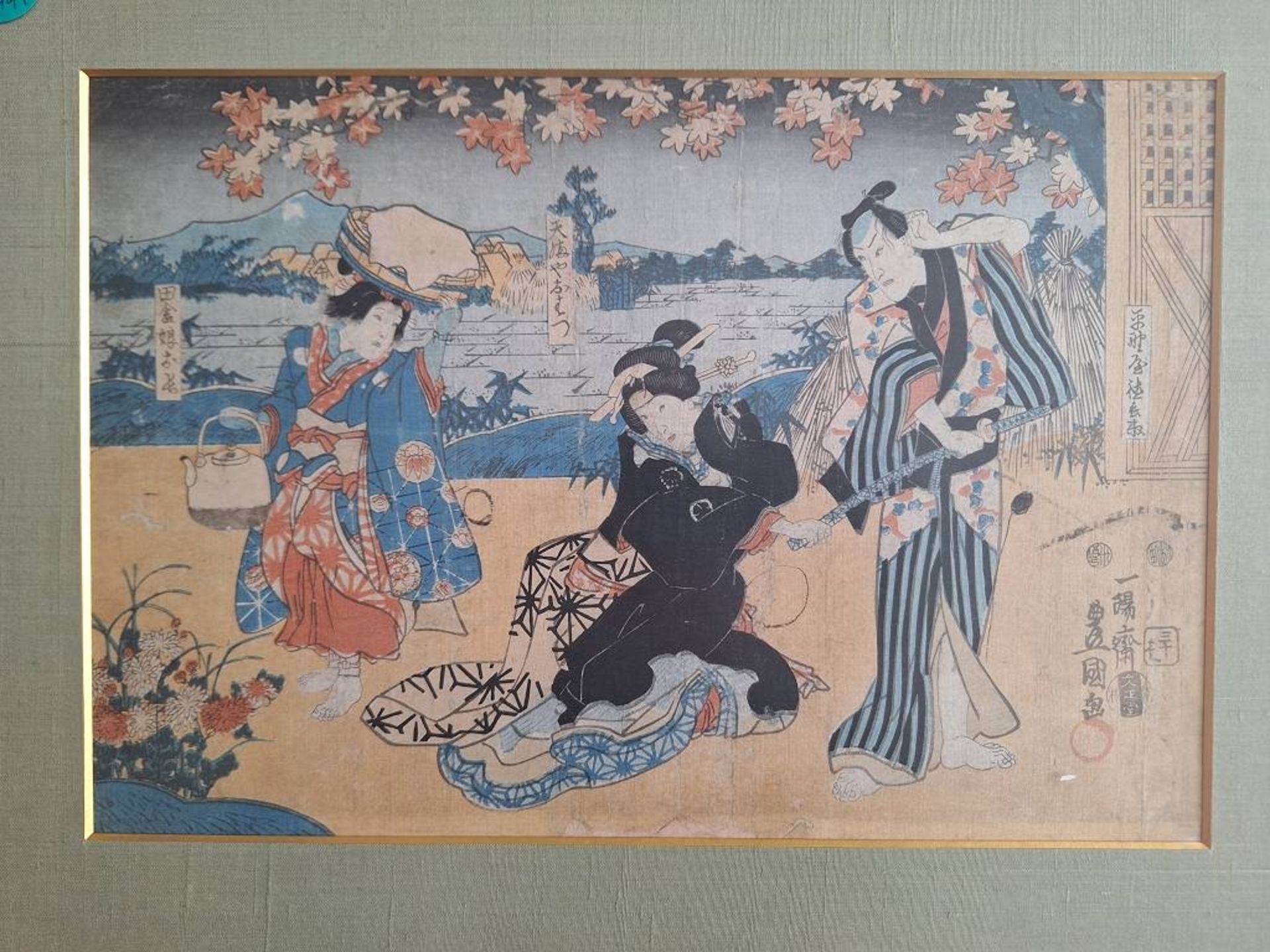 Kunisada Utagawa 1786 - 1865 Farbholzschnitt