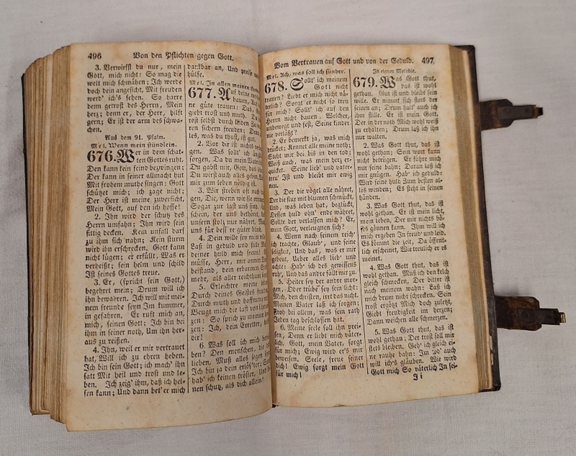 Antikes Gesangbuch 1828 - Bild 3 aus 6