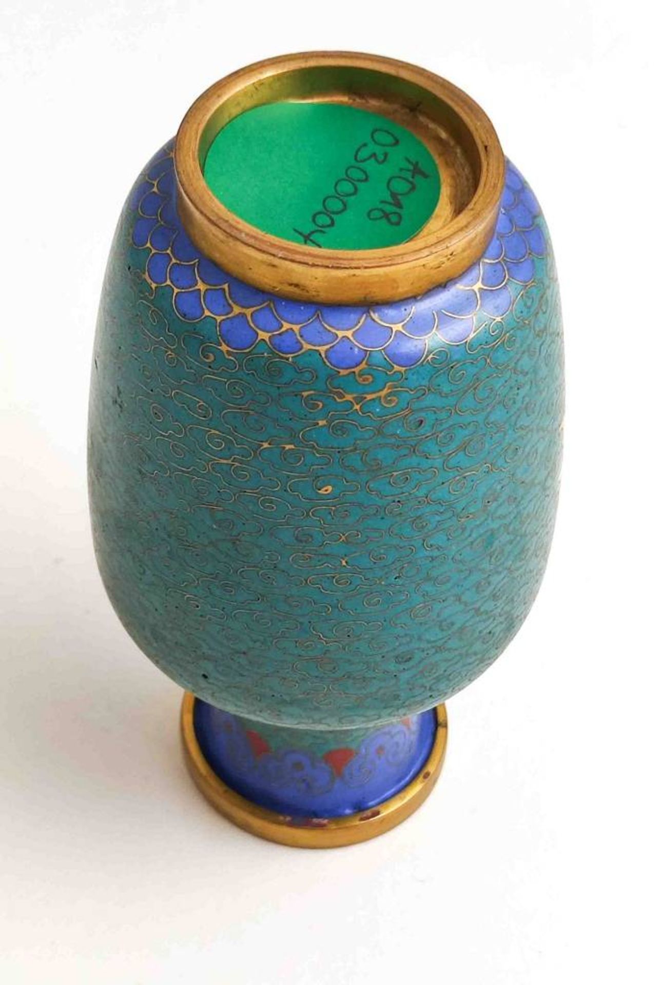 Cloisonné Vase - Bild 2 aus 4