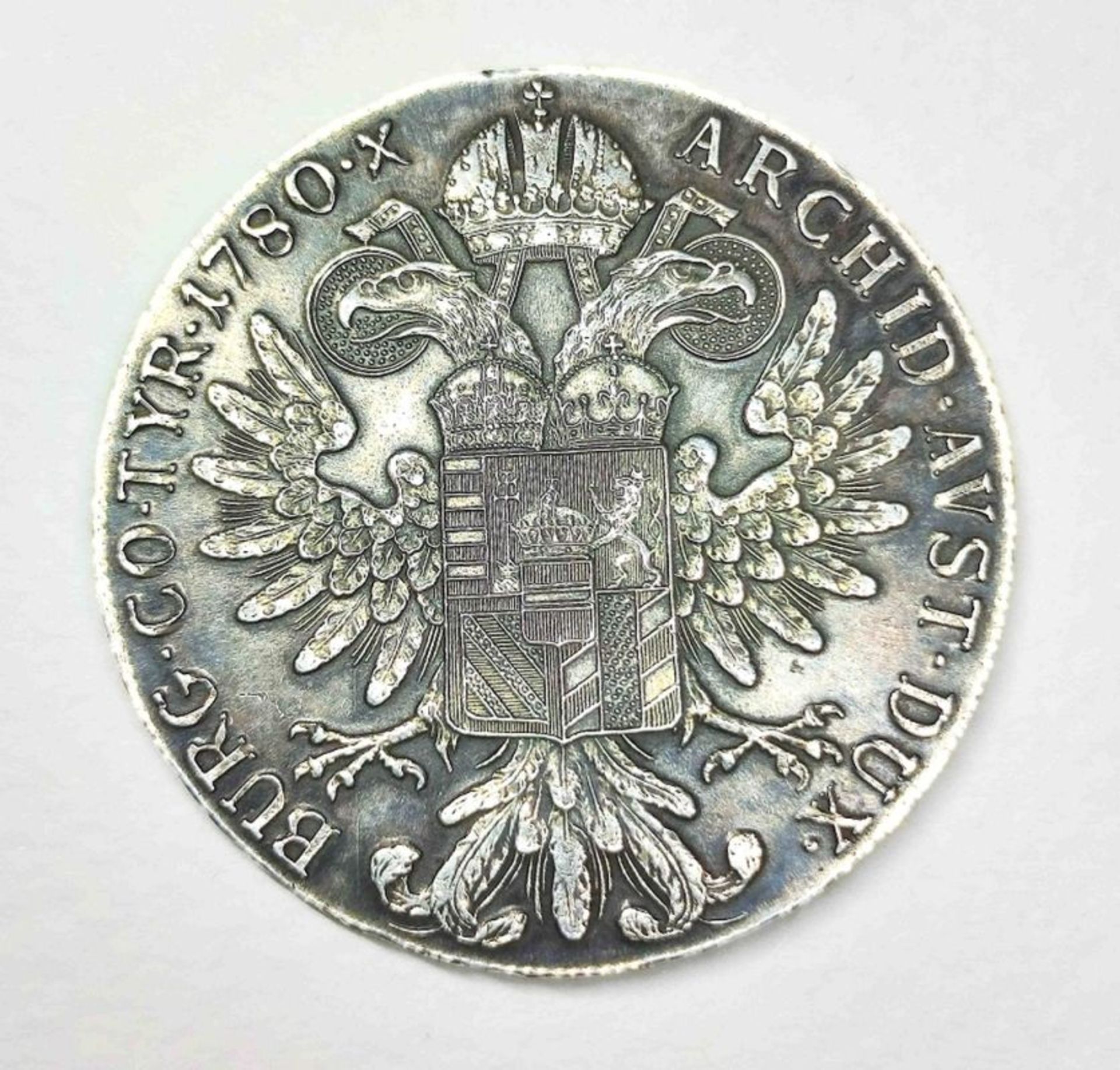Antike Silbermünze