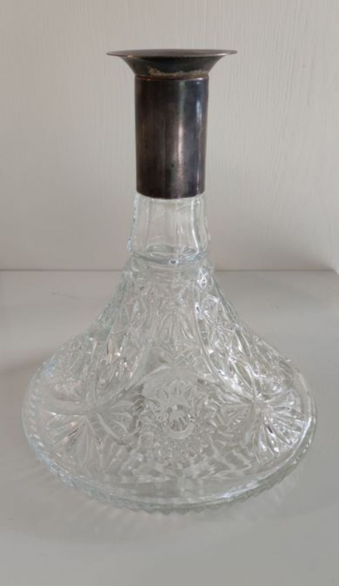 Weinkaraffe Kristallglas - Image 3 of 3